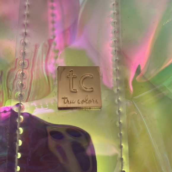 PLASTIC Iridescent BAG with STRAP - Picture 4 of 6